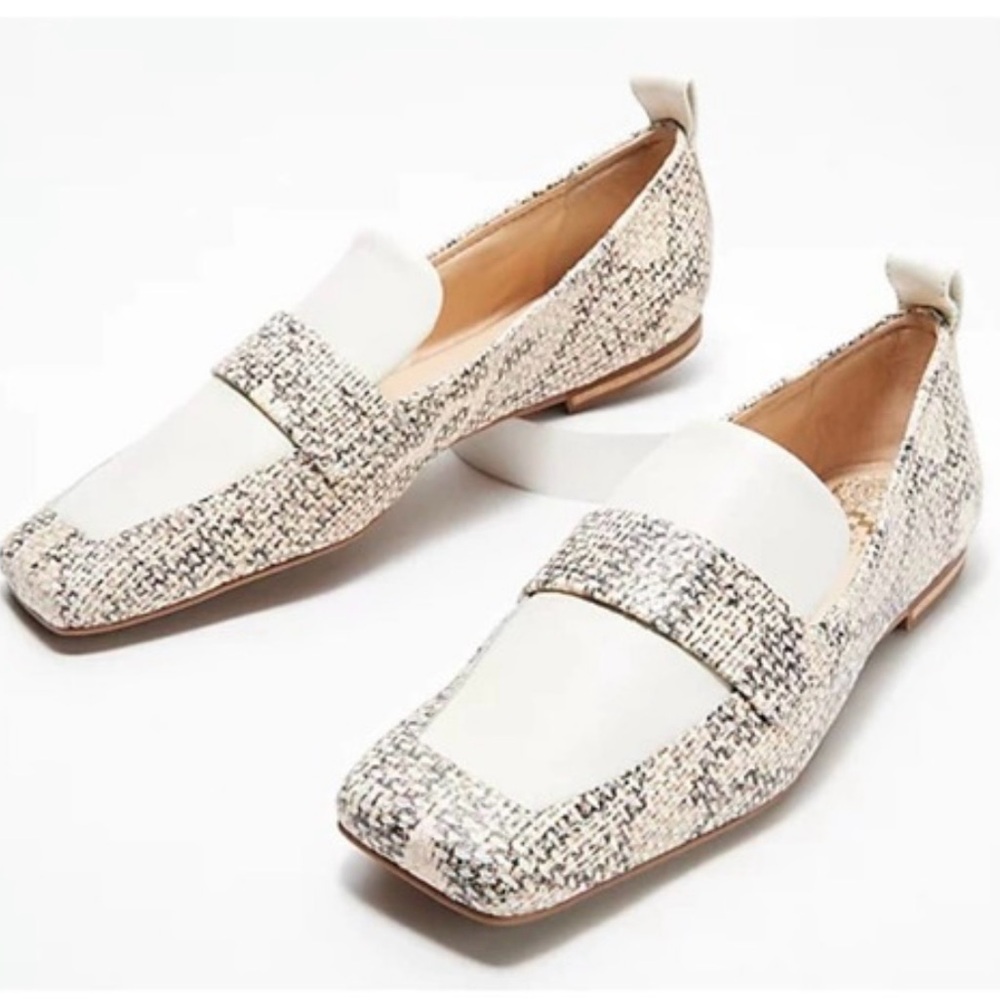 New Women’s Vince Camuto Emenlyn Loafer Flats Faux Animal Print Slip On. Size 9.